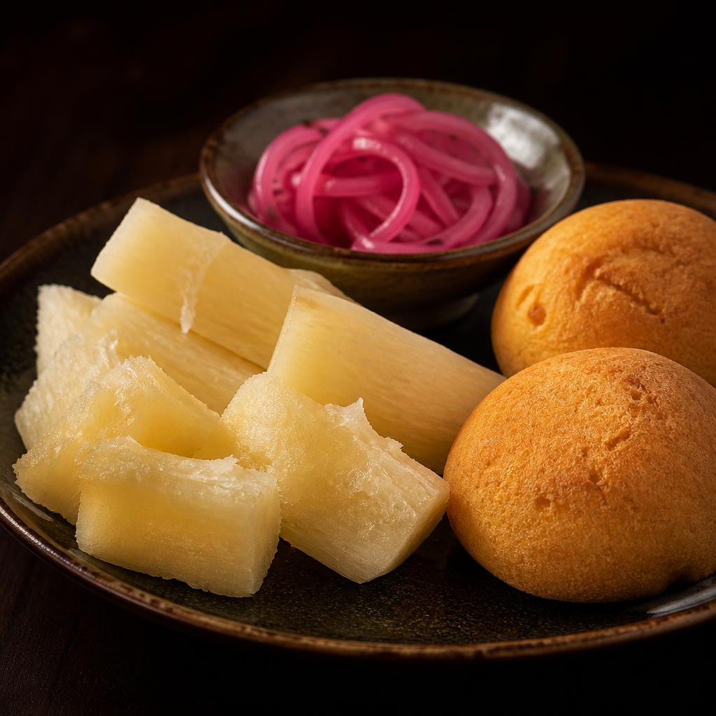 Yuca and cassava buns